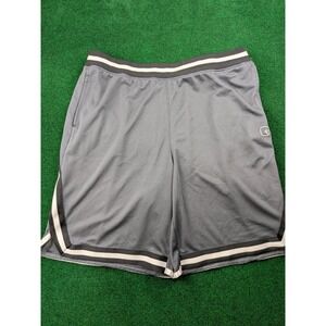 AND1 Mens Gray Mesh Basketball Shorts XL ANM232SH03 Athletic Gym Pockets
